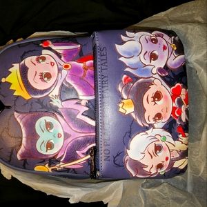 NWT loungefly villain backpack